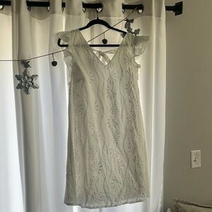 White tank top dress